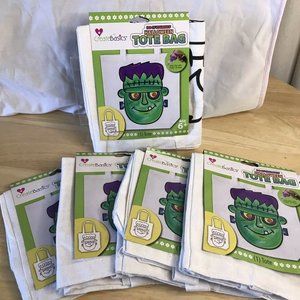 Halloween Tote Bag DIY Frankenstein's Monster 5 Bags 12x14
